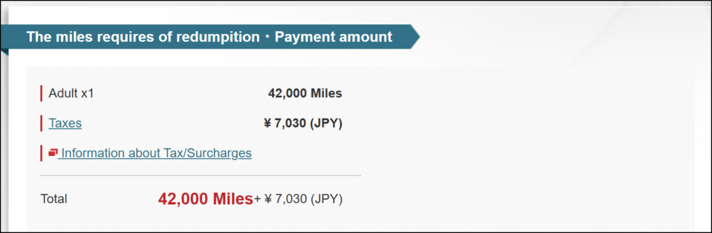 Japan Airlines Mileage Bank Sweet Spots