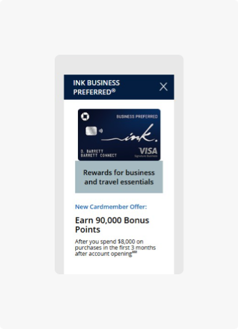 Chase Ink Business Preferred Credit Card