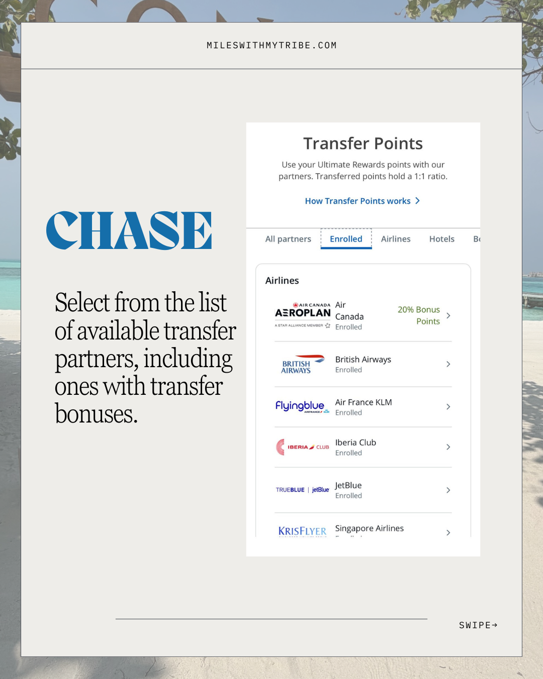 transfer credit card points