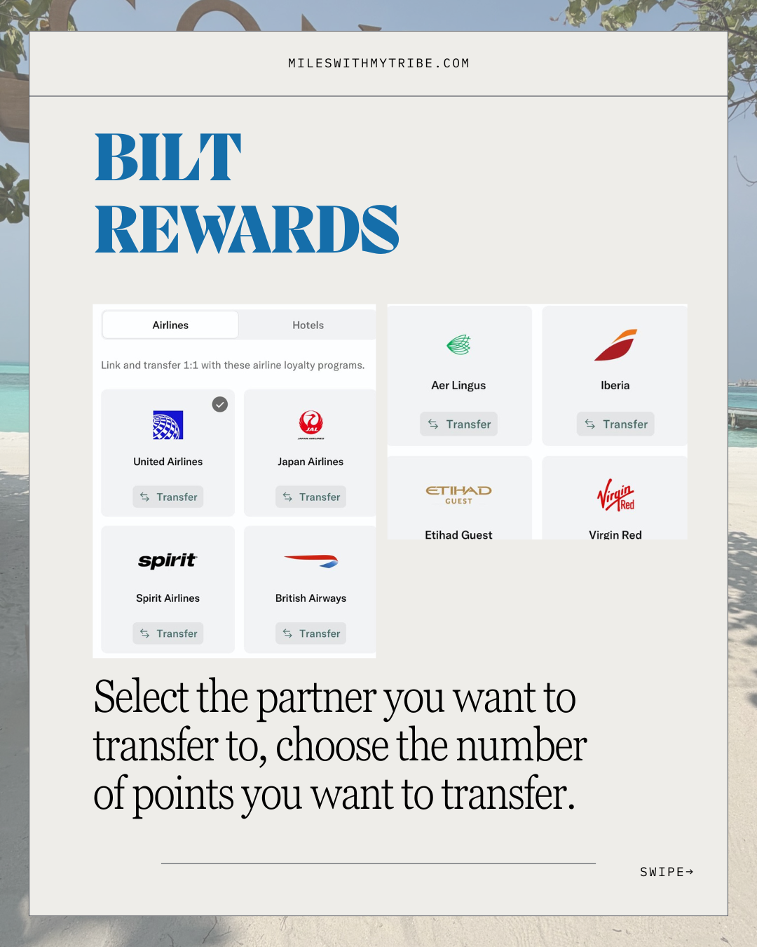 transfer credit card points