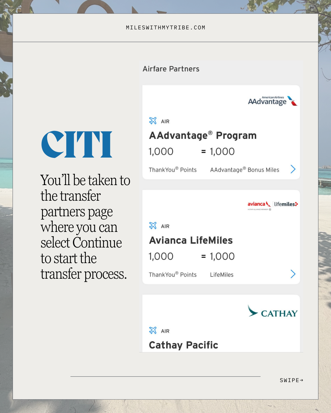 transfer credit card points